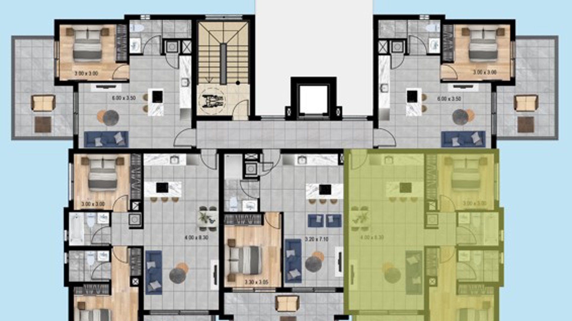 2 bedrooms Penthouse in Agios Athanasios, Limassol, Cyprus No. 26778