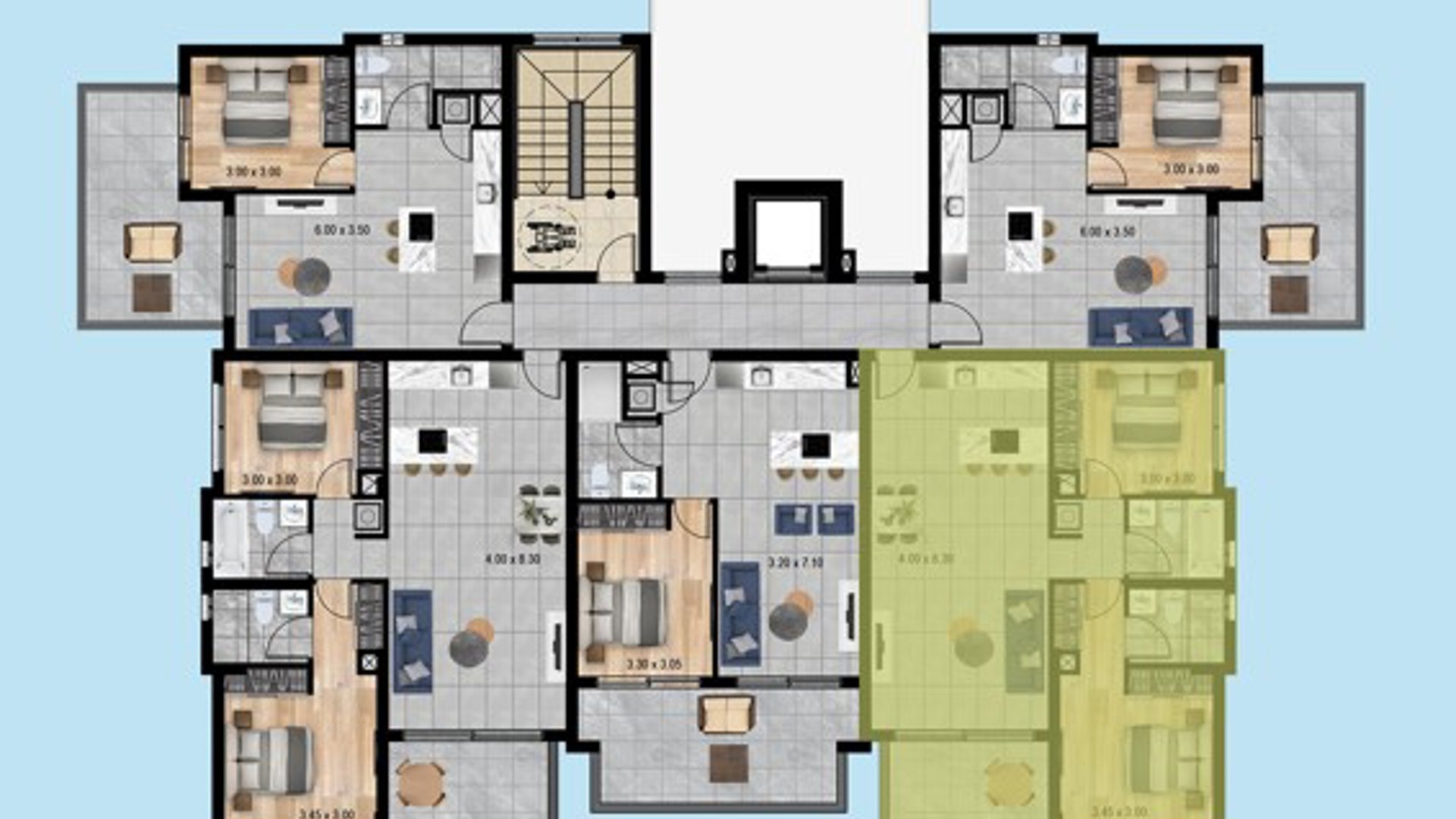 2 bedrooms Penthouse in Agios Athanasios, Limassol, Cyprus No. 26778