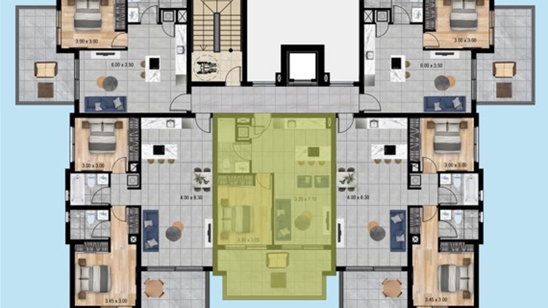 1 chambre Appartement à Agios Athanasios, Limassol, Chypre No. 26777