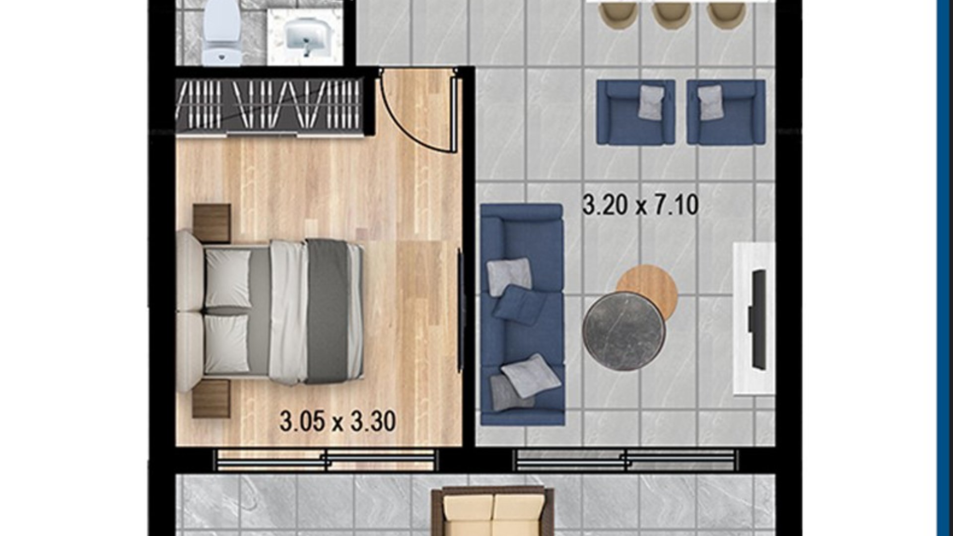 1 chambre Appartement à Agios Athanasios, Limassol, Chypre No. 26777