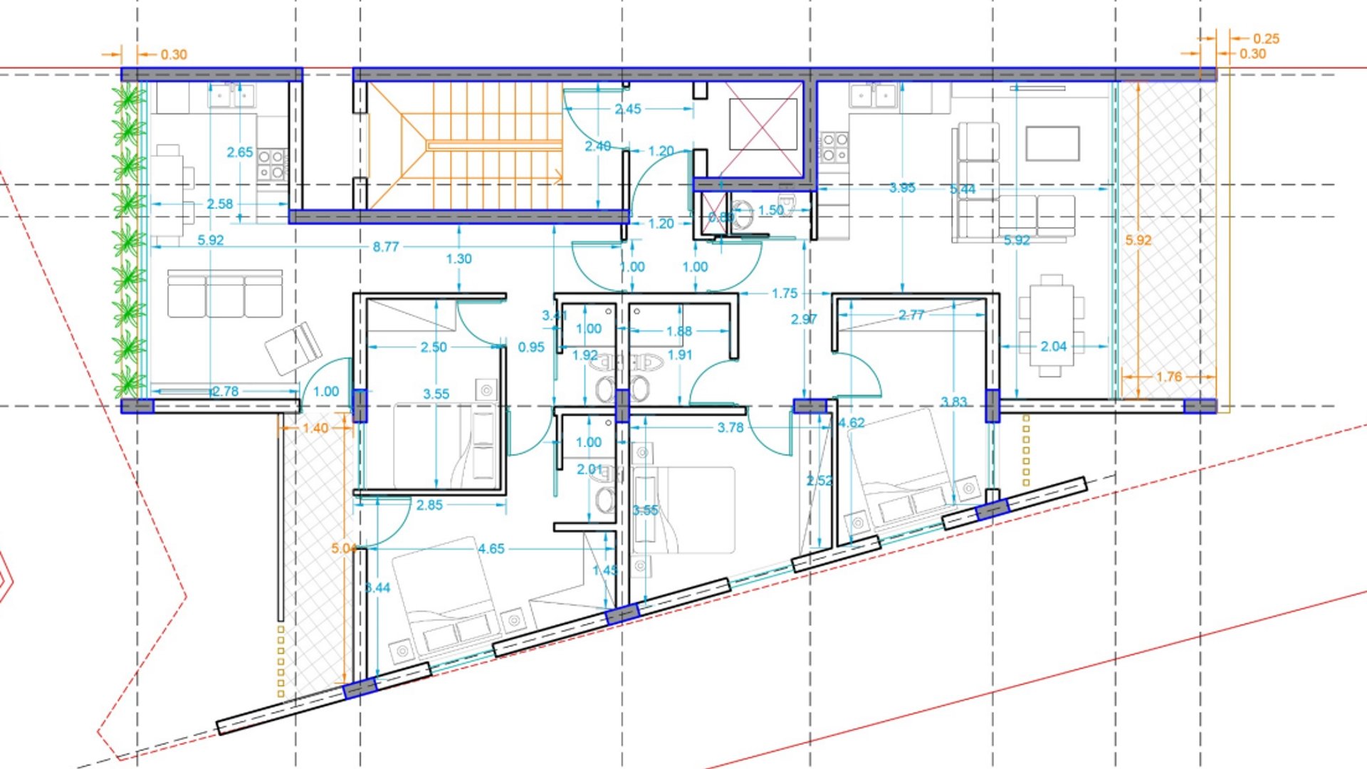 2 bedrooms Apartment in Larnaca, Larnaka, Cyprus No. 26591