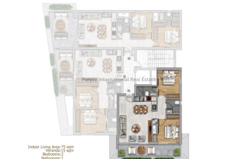 2 chambres Appartement à Larnaca, Larnaka,  No. 52887 12