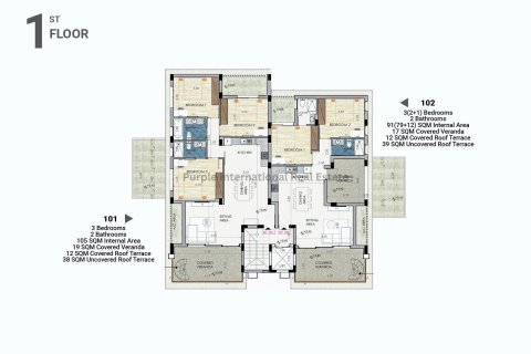 Квартира с 2 спальнями в Ларнака,  № 51158 7