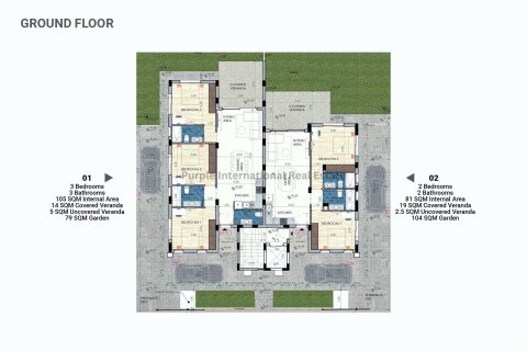 Квартира с 2 спальнями в Ларнака,  № 51158 8