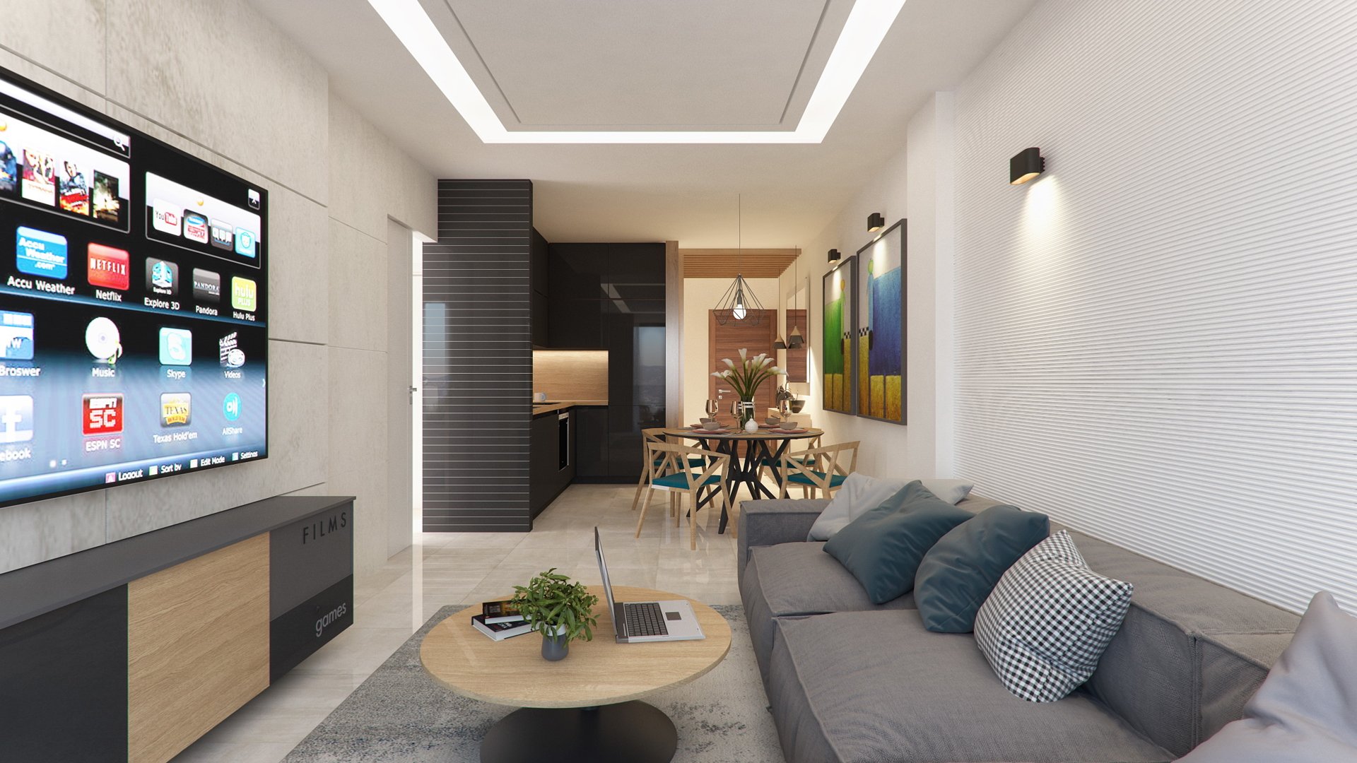 2 chambres Appartement à Kato Polemidia, Limassol, Chypre No. 28370