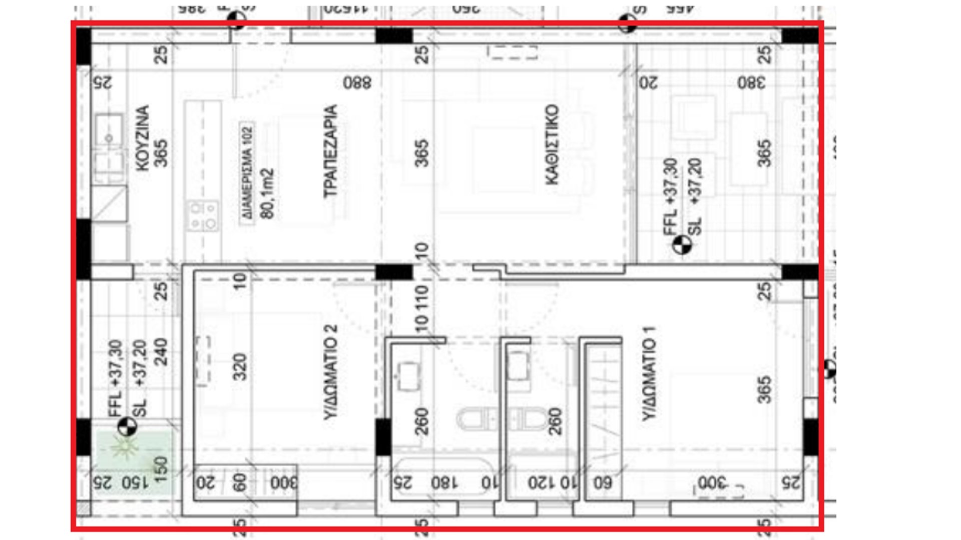 2 chambres Appartement à Larnaca, Larnaka, Chypre No. 26769