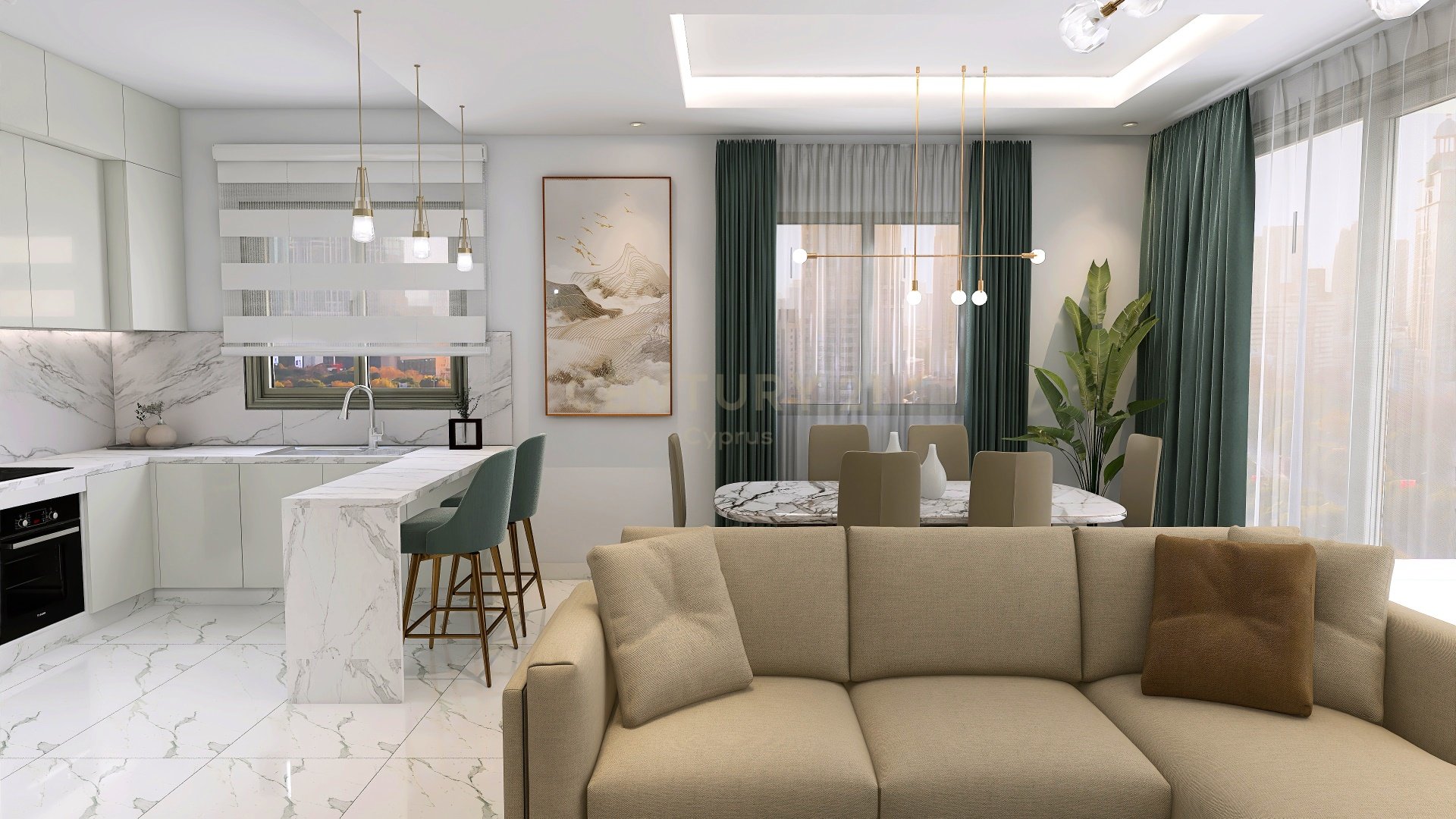 2 bedrooms Apartment in Larnaca, Larnaka, Cyprus No. 54371