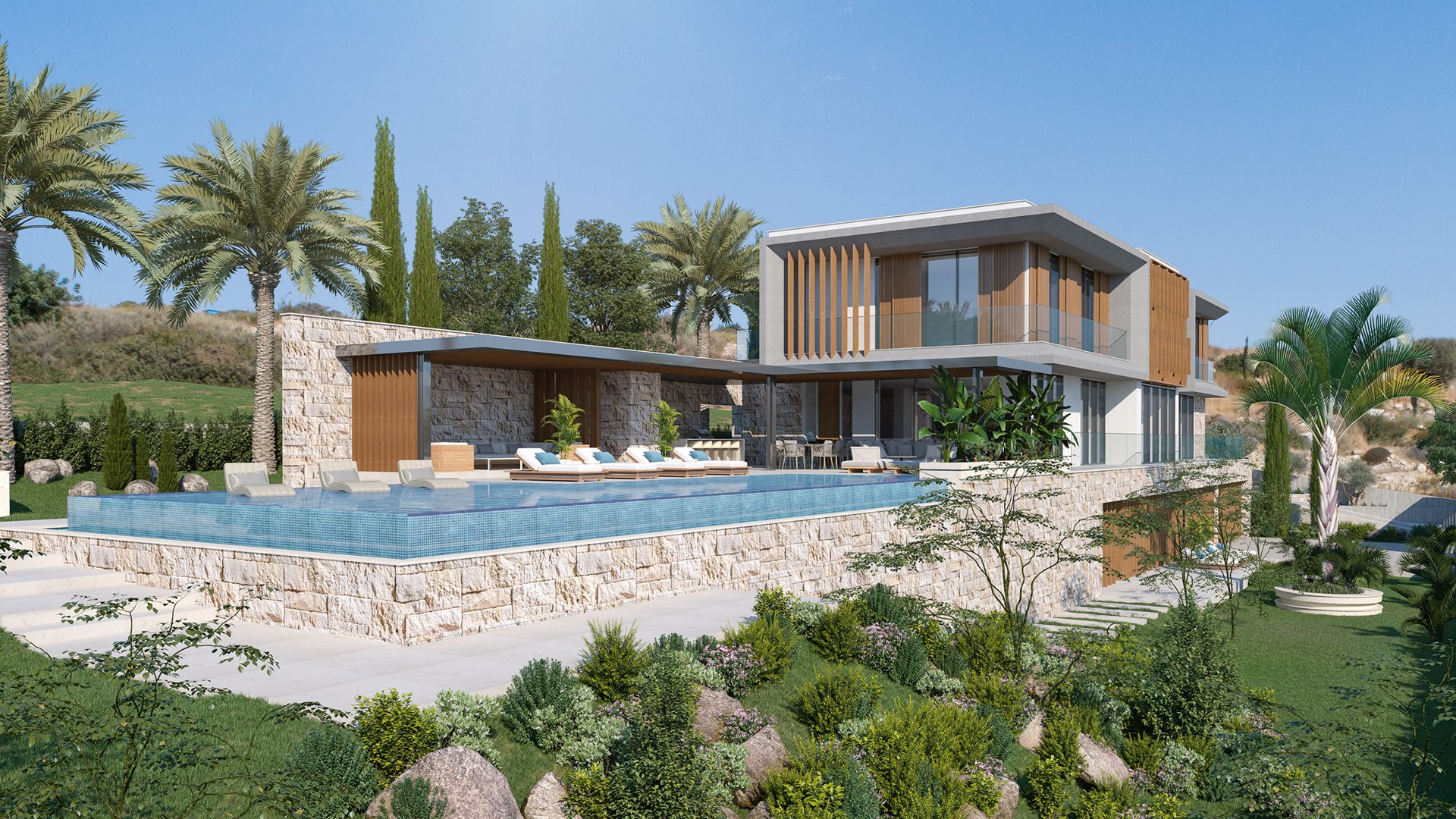 4 chambres Villa à Mouttagiaka, Limassol, Chypre No. 26206
