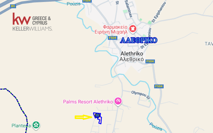 Земельный участок 5352м2 в Алетрико, Ларнака, Кипр № 39859