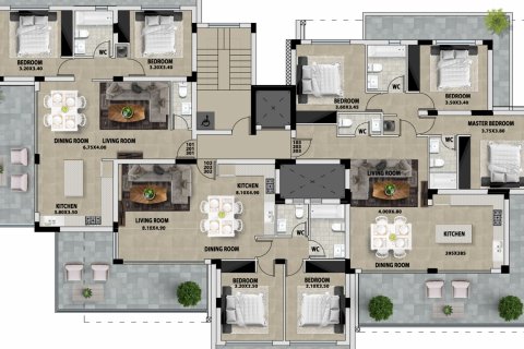 2 chambres Appartement à Potamos tis Germasogeias, Germasogeia, Limassol, Chypre No. 28754