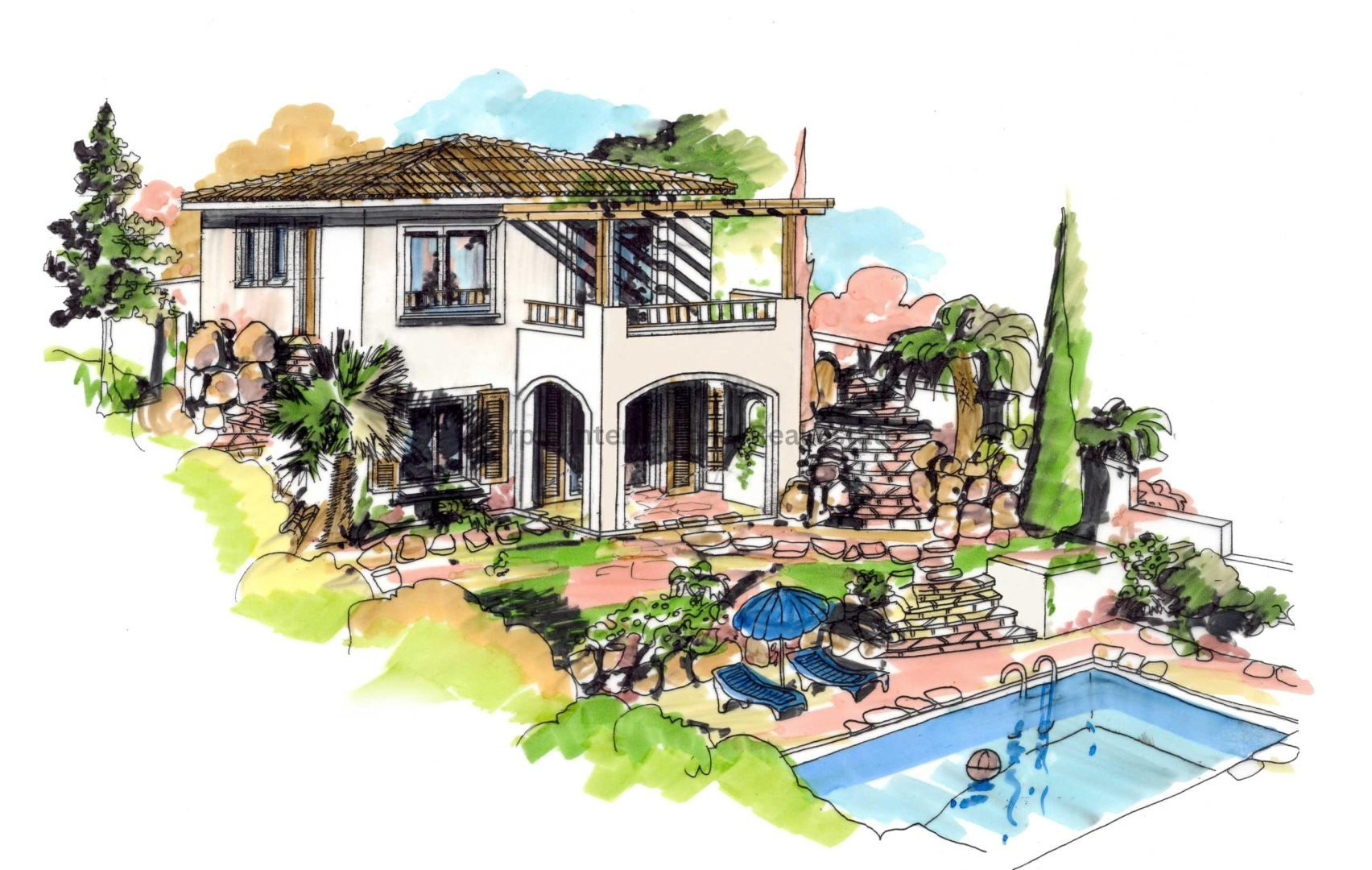 3 bedrooms Villa in Tala, Paphos, Cyprus No. 37593