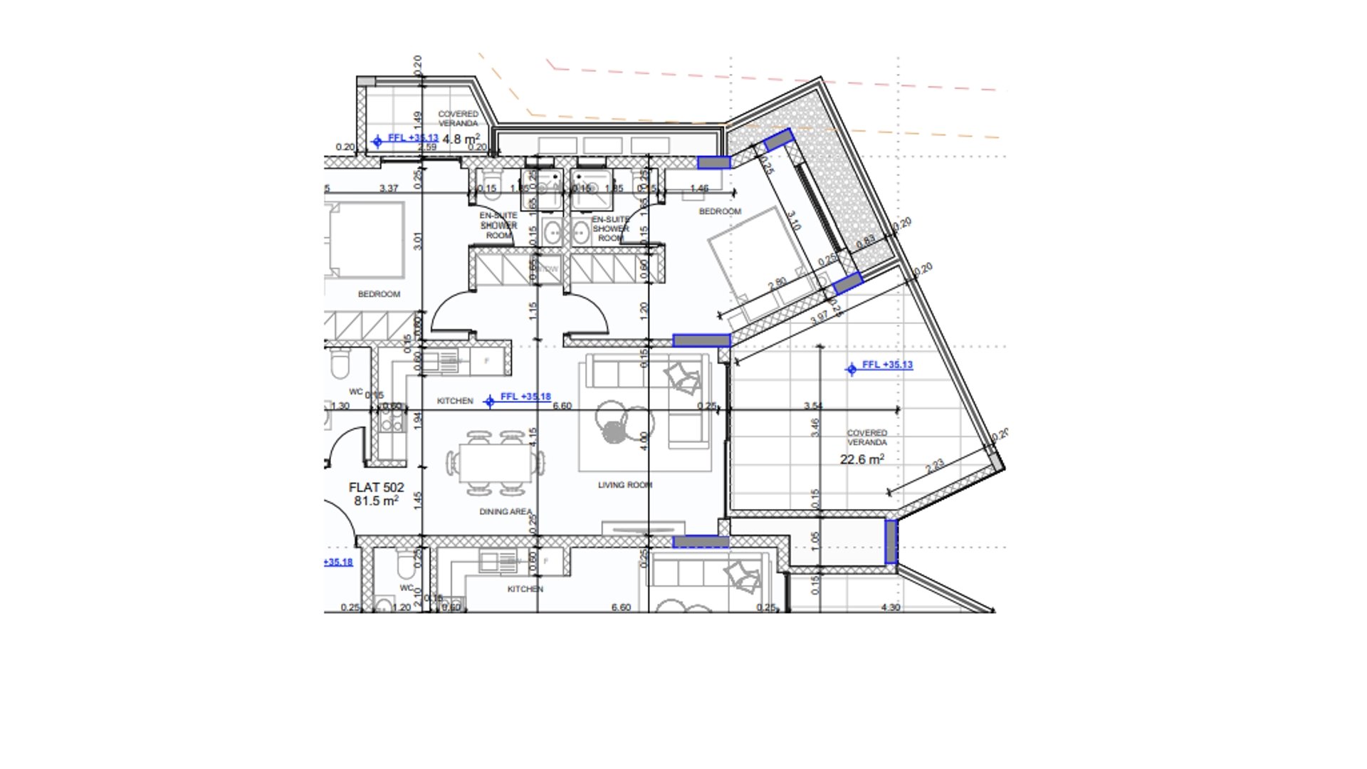 2 chambres Appartement à Larnaca, Larnaka, Chypre No. 26552