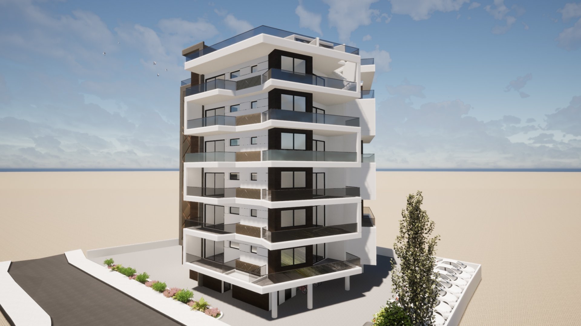 2 dormitorios Ático en Larnaca, Larnaka, Chipre No. 26553
