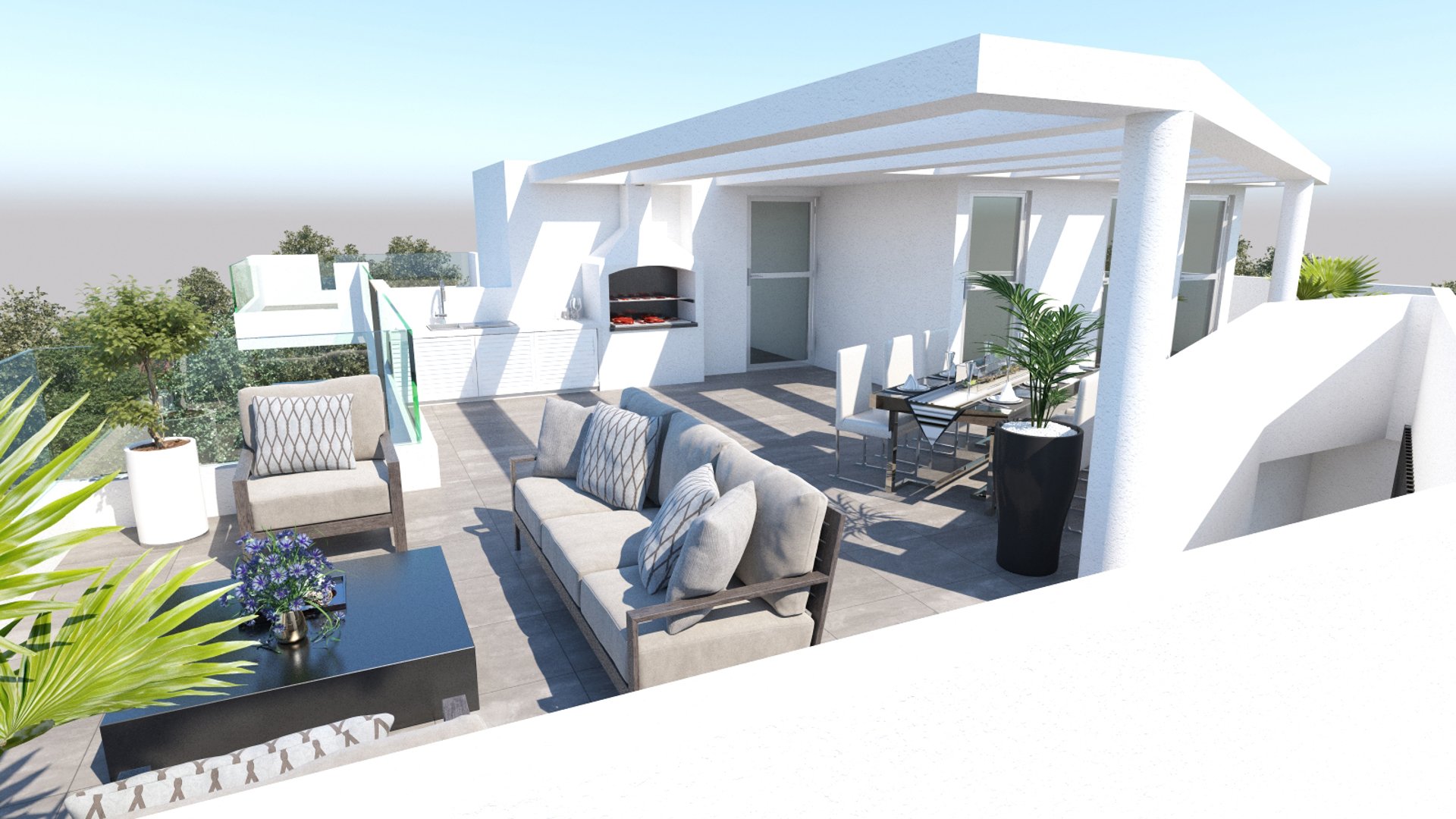 3 chambres Penthouse à Larnaca, Larnaka, Chypre No. 26555