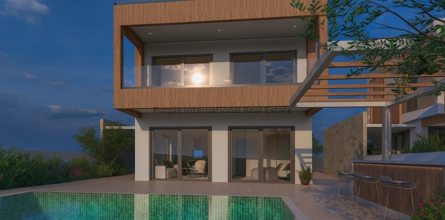 Вилла с 3 спальнями в Пейя, Пафос,  № 37870