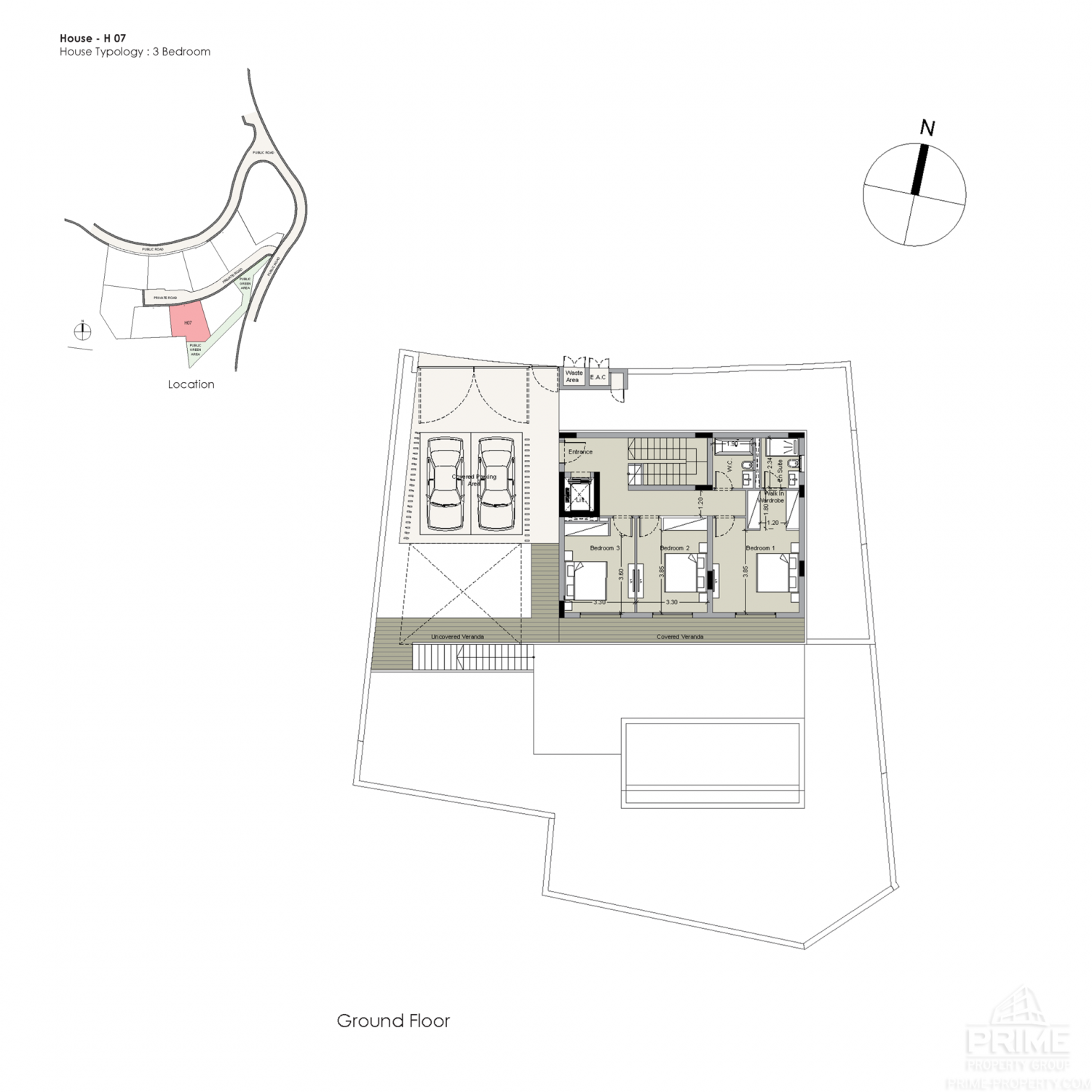 3 dormitorios Villa en Agios Tychonas, Limassol, Chipre No. 27094
