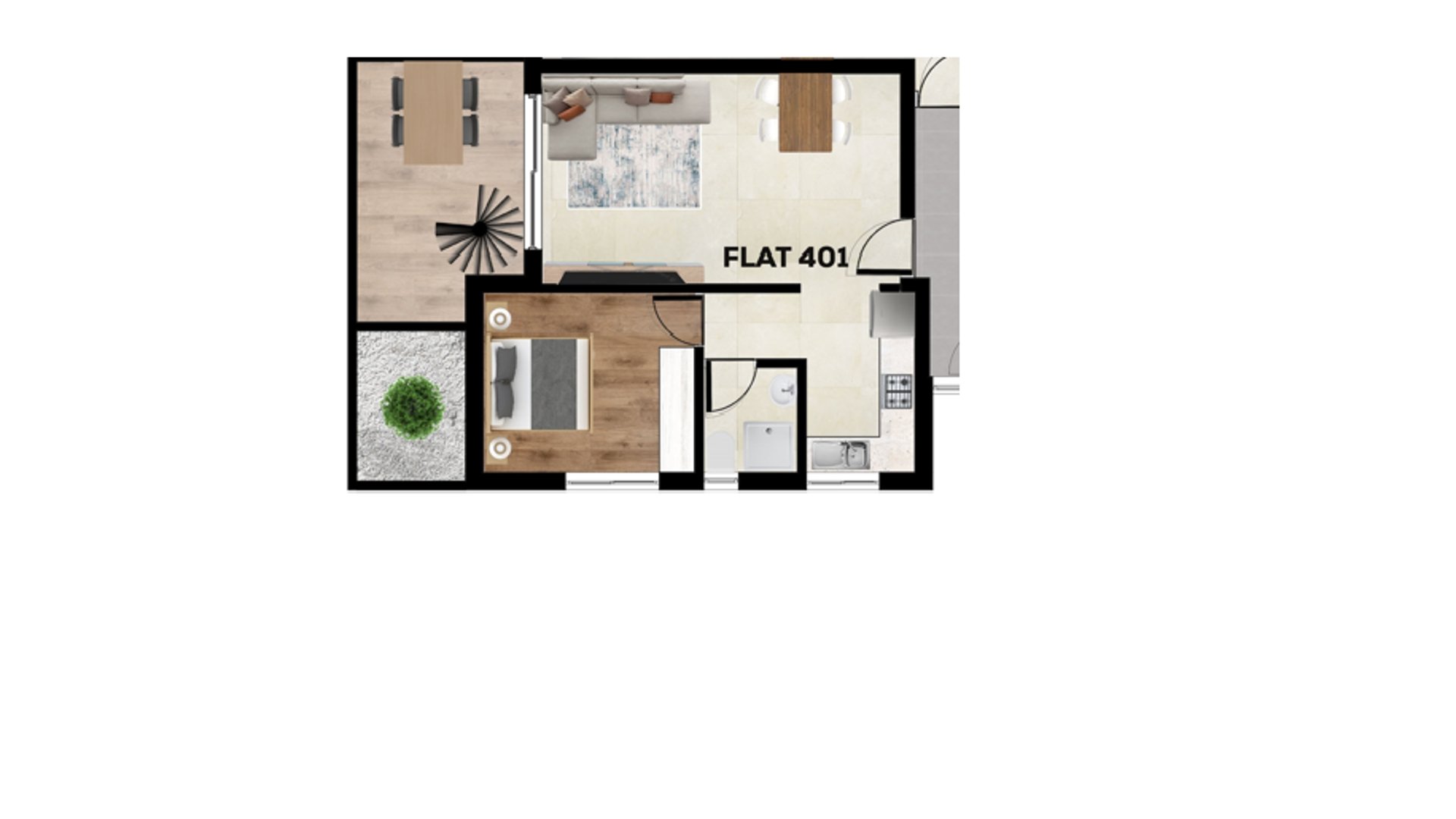 1 chambre Penthouse à Larnaca, Larnaka, Chypre No. 26623