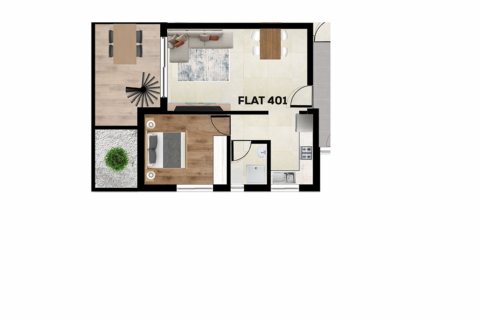 1 bedroom Penthouse in Larnaca, Larnaka, Cyprus No. 26623