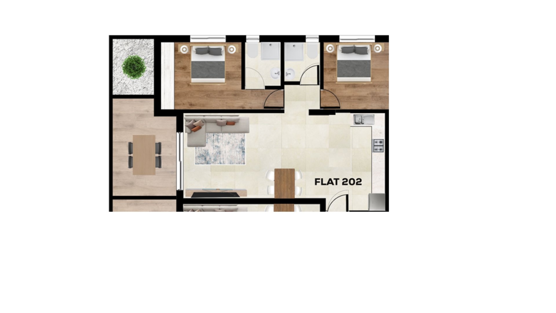 2 chambres Appartement à Larnaca, Larnaka, Chypre No. 26622
