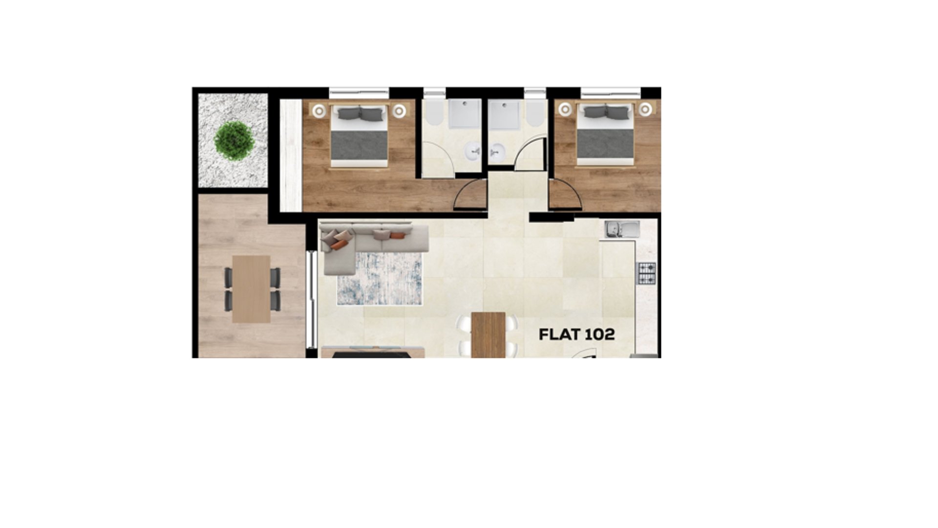 2 chambres Appartement à Larnaca, Larnaka, Chypre No. 26620