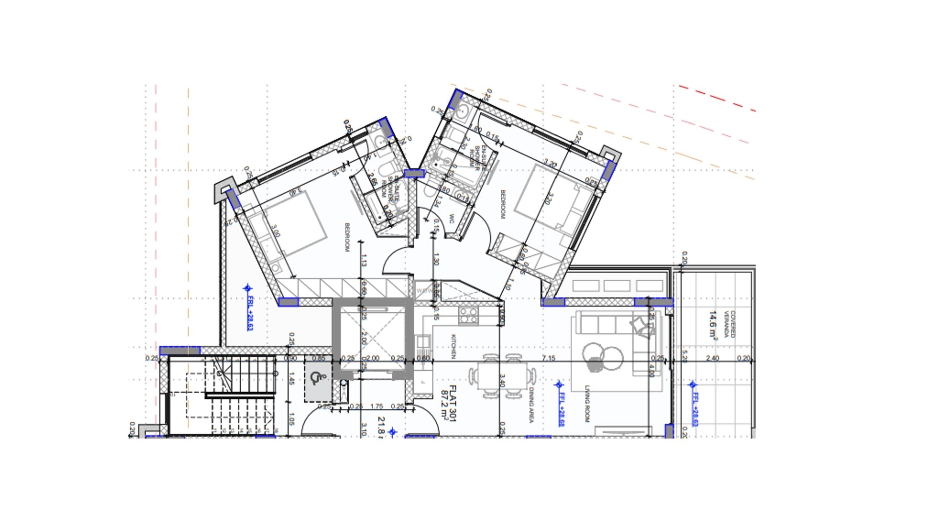 2 chambres Appartement à Larnaca, Larnaka, Chypre No. 26550