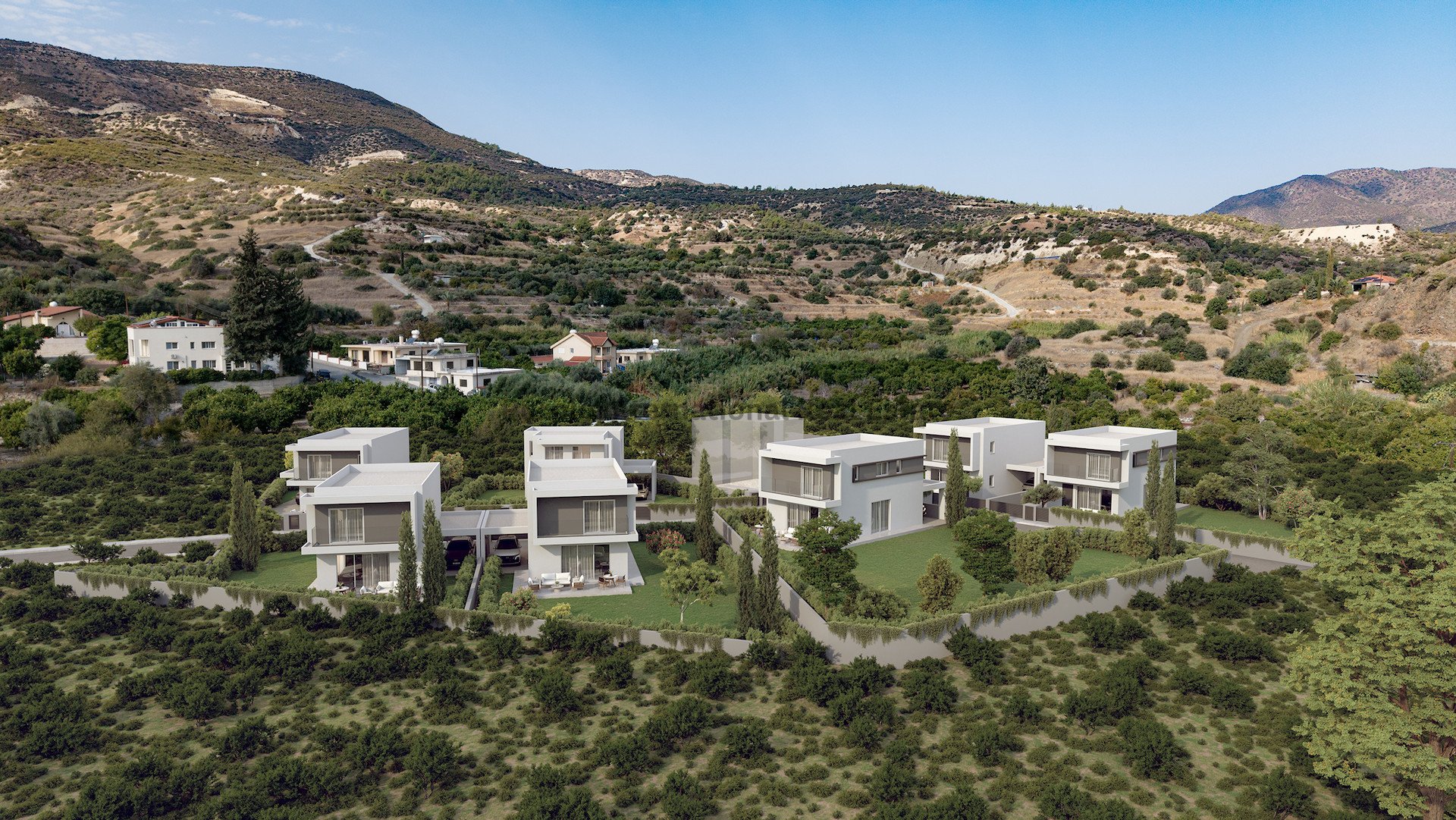3 dormitorios Villa en Akrounta, Limassol, Chipre No. 39348