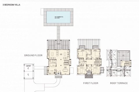 Villa floor plan «4BR-8», 4 bedrooms in Royal Residences