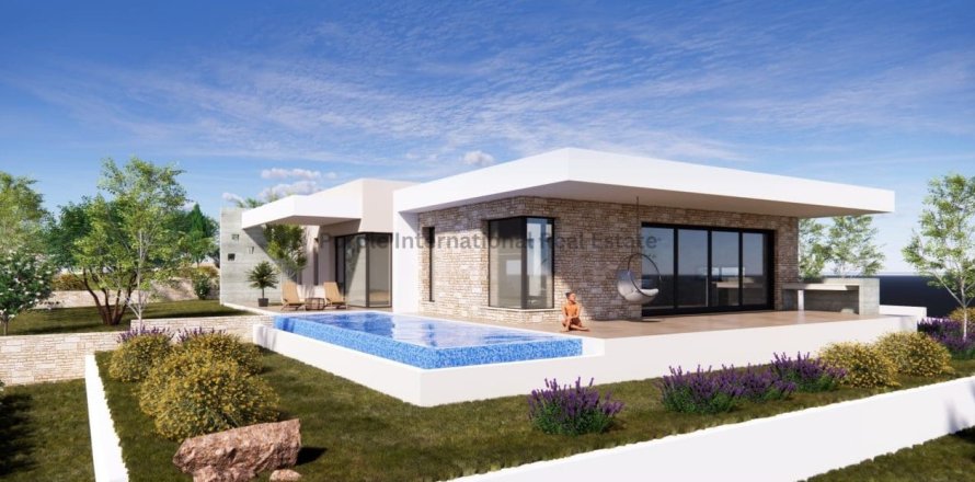 Бунгало с 3 спальнями в Тала, Пафос, № 24291