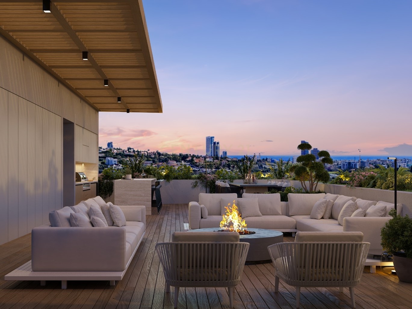 2 bedrooms Penthouse in Germasogeia, Limassol, Cyprus No. 56177