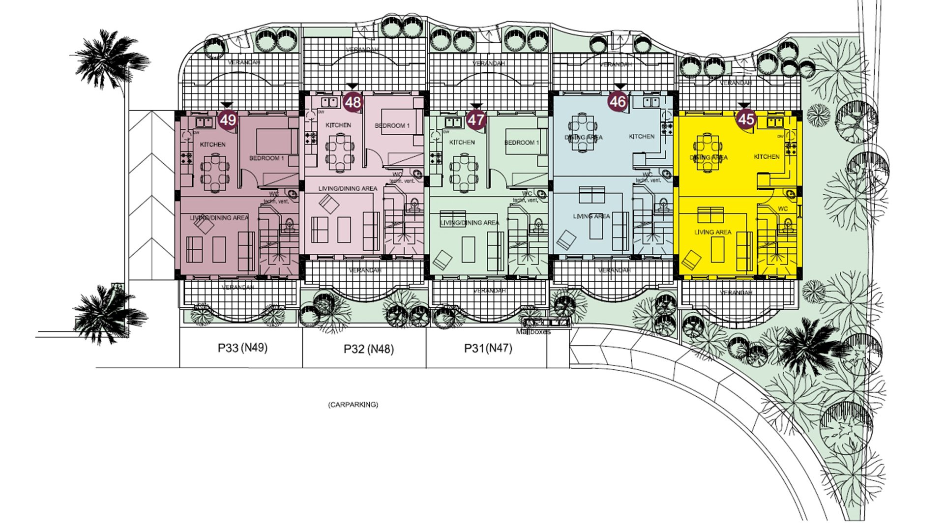 3 bedrooms Apartment in Pearl Park Residences Paphos, Cyprus No. 5335