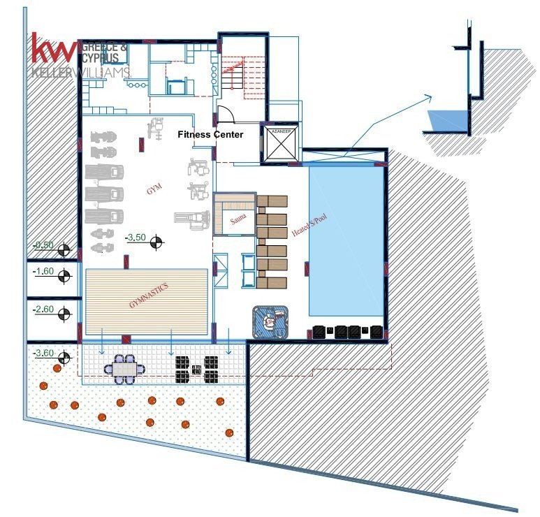 Квартира с 3 спальнями в Агиос Теодорос, Ларнака, Кипр № 40488