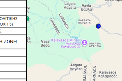 86623m2 Land in Ora, Larnaka, No. 39903