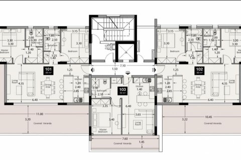 2 chambres Appartement à Potamos tis Germasogeias, Germasogeia, Limassol, Chypre No. 26658