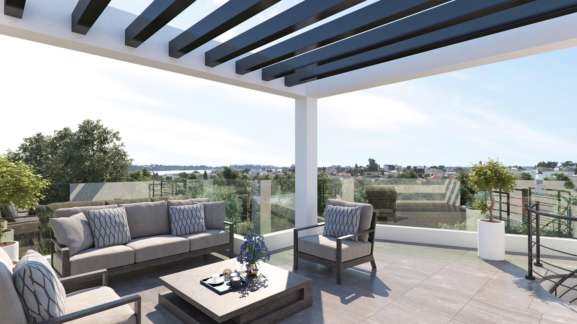2 bedrooms Penthouse in Aradippou, Larnaka, Cyprus No. 26653