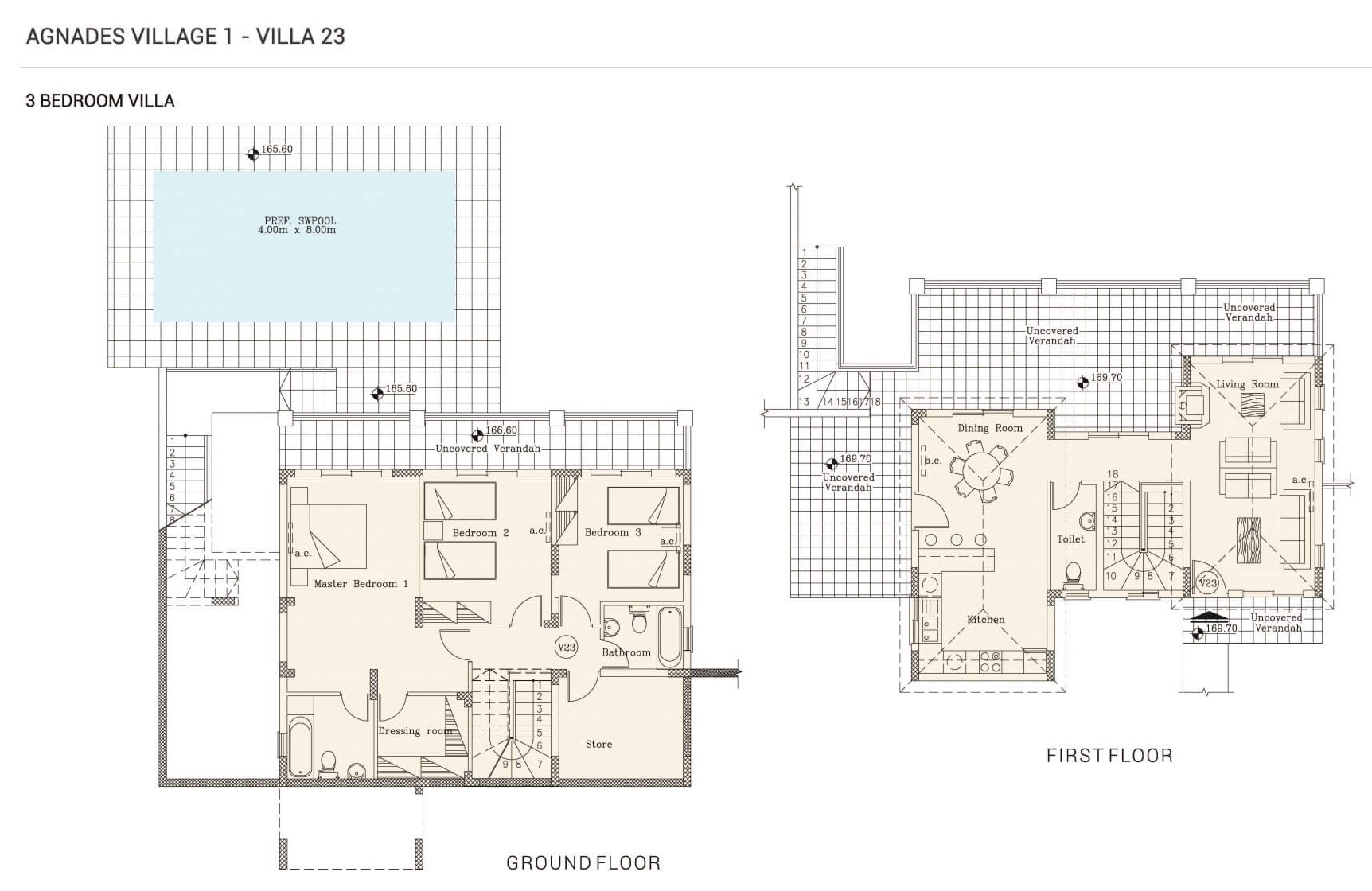 3 dormitorios Villa en Agnades Village Polis, Paphos, Chipre No. 9074