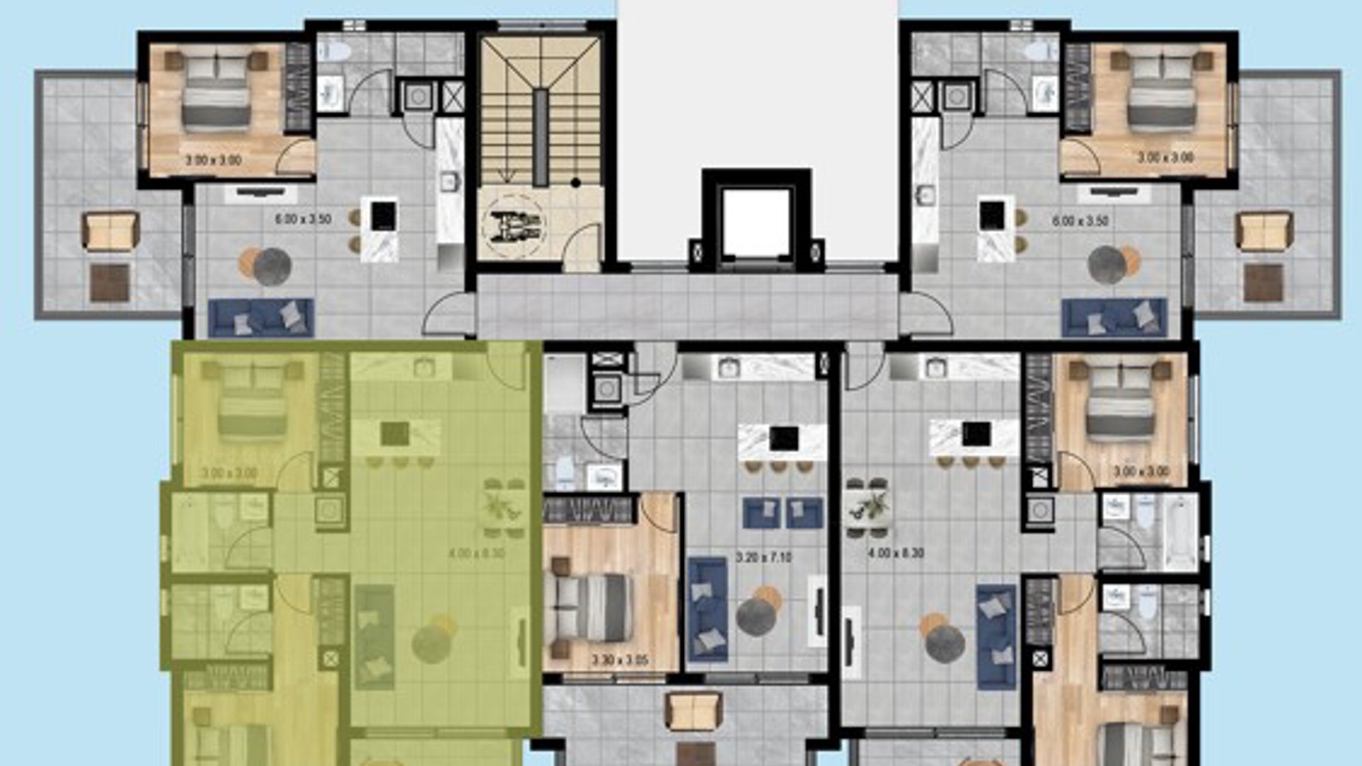 1 dormitorio Apartamento en Agios Athanasios, Limassol, Chipre No. 30203