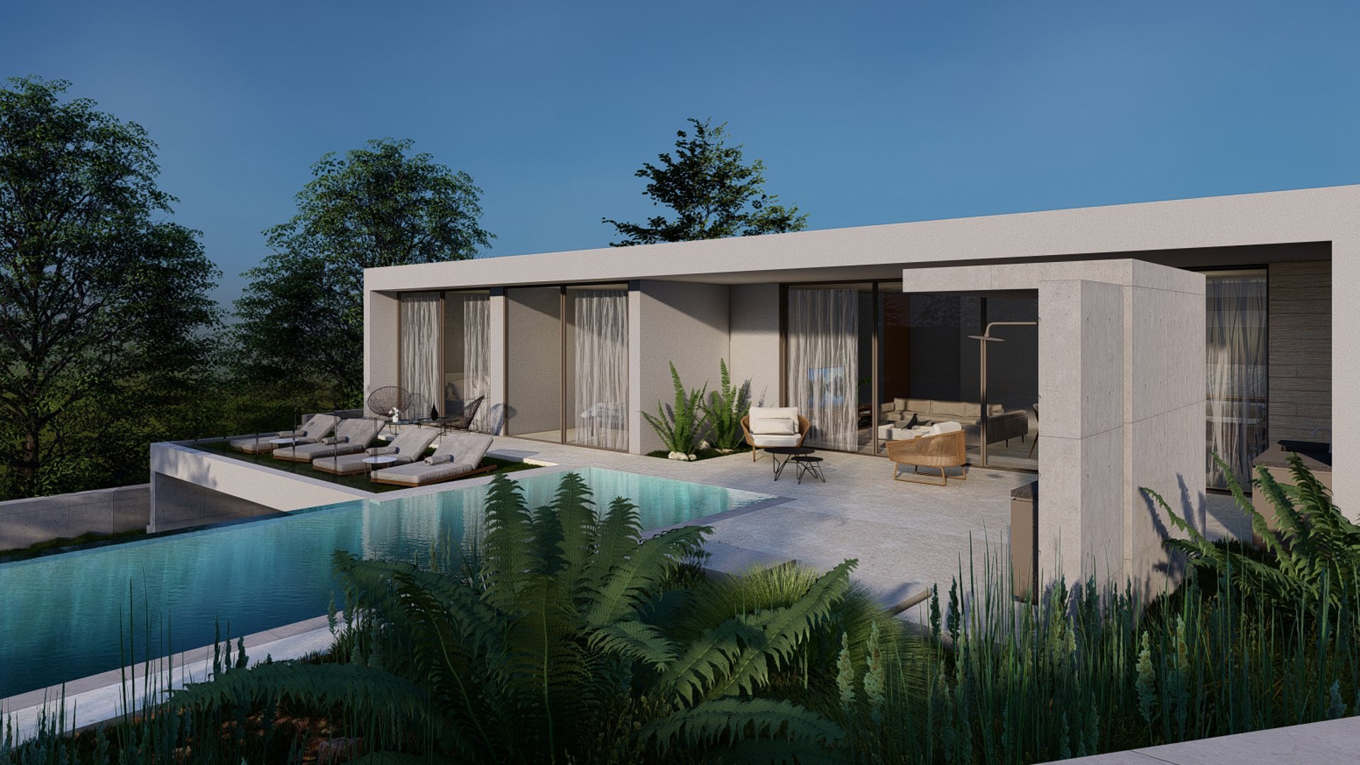 5 chambres Villa à Pegeia, Paphos, Chypre No. 30205