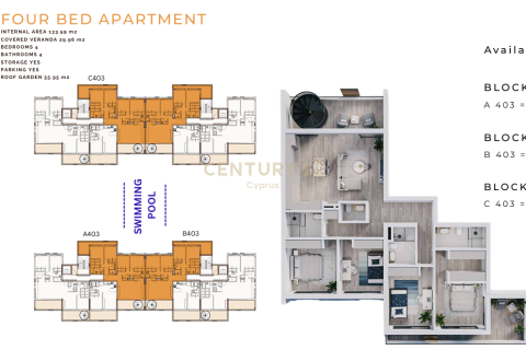2 chambres Appartement à Zakaki, Limassol, No. 54232 14