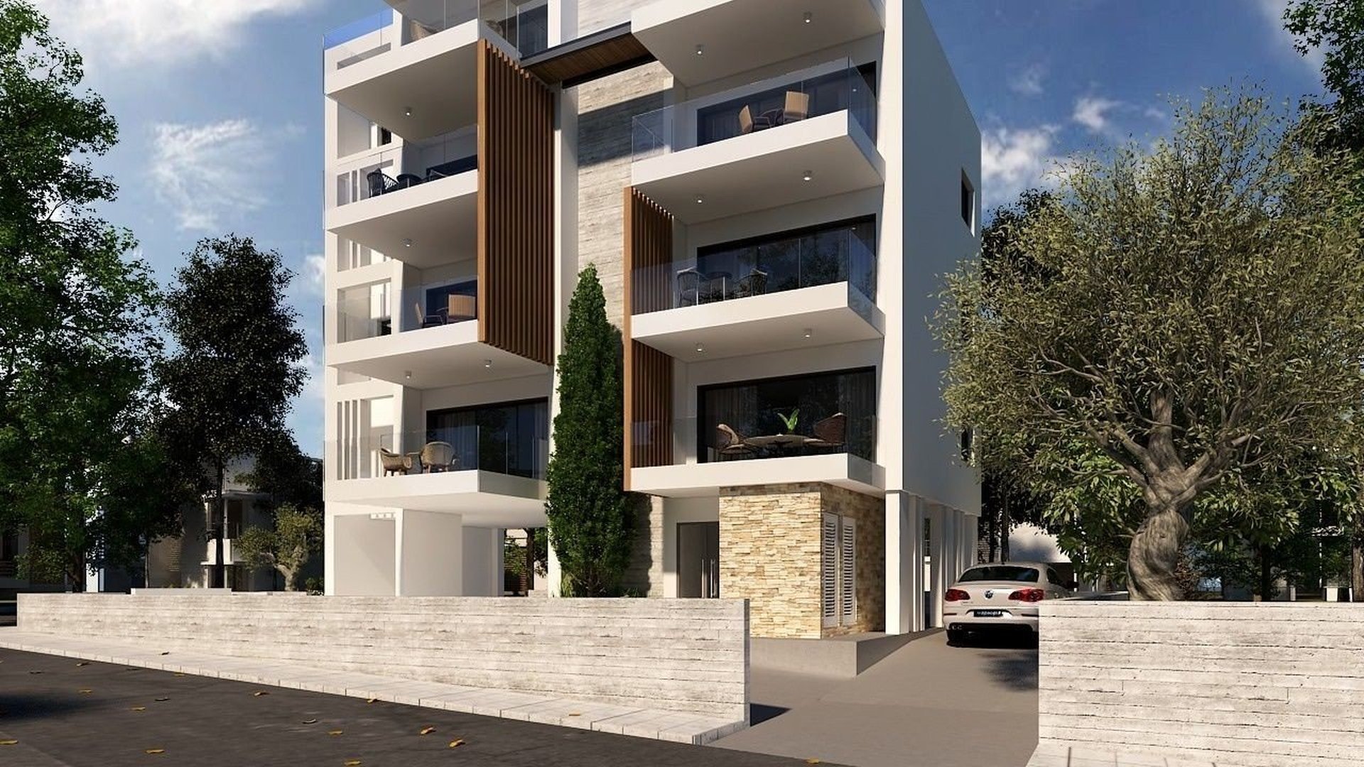 Agios Theodoros Apartments en Paphos, Chipre No. 50789