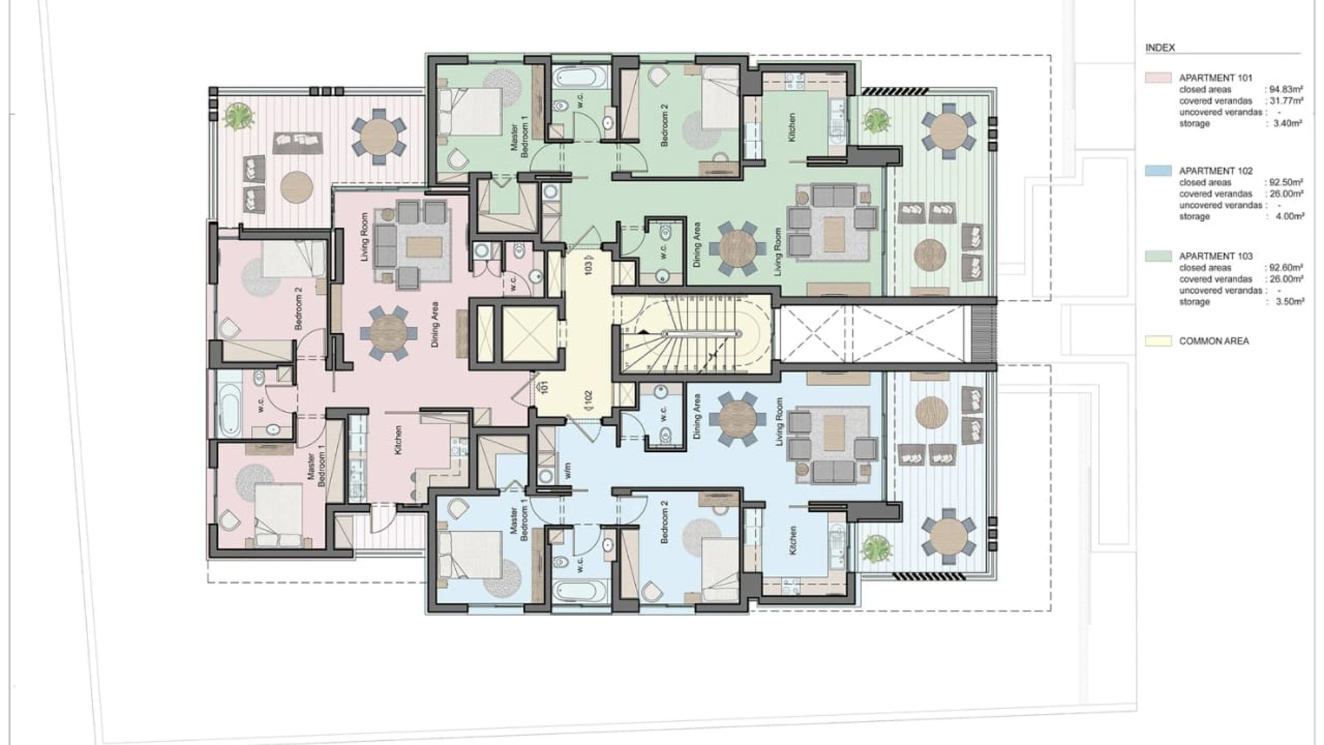 3 bedrooms Penthouse in Neapolis, Limassol, Cyprus No. 26836