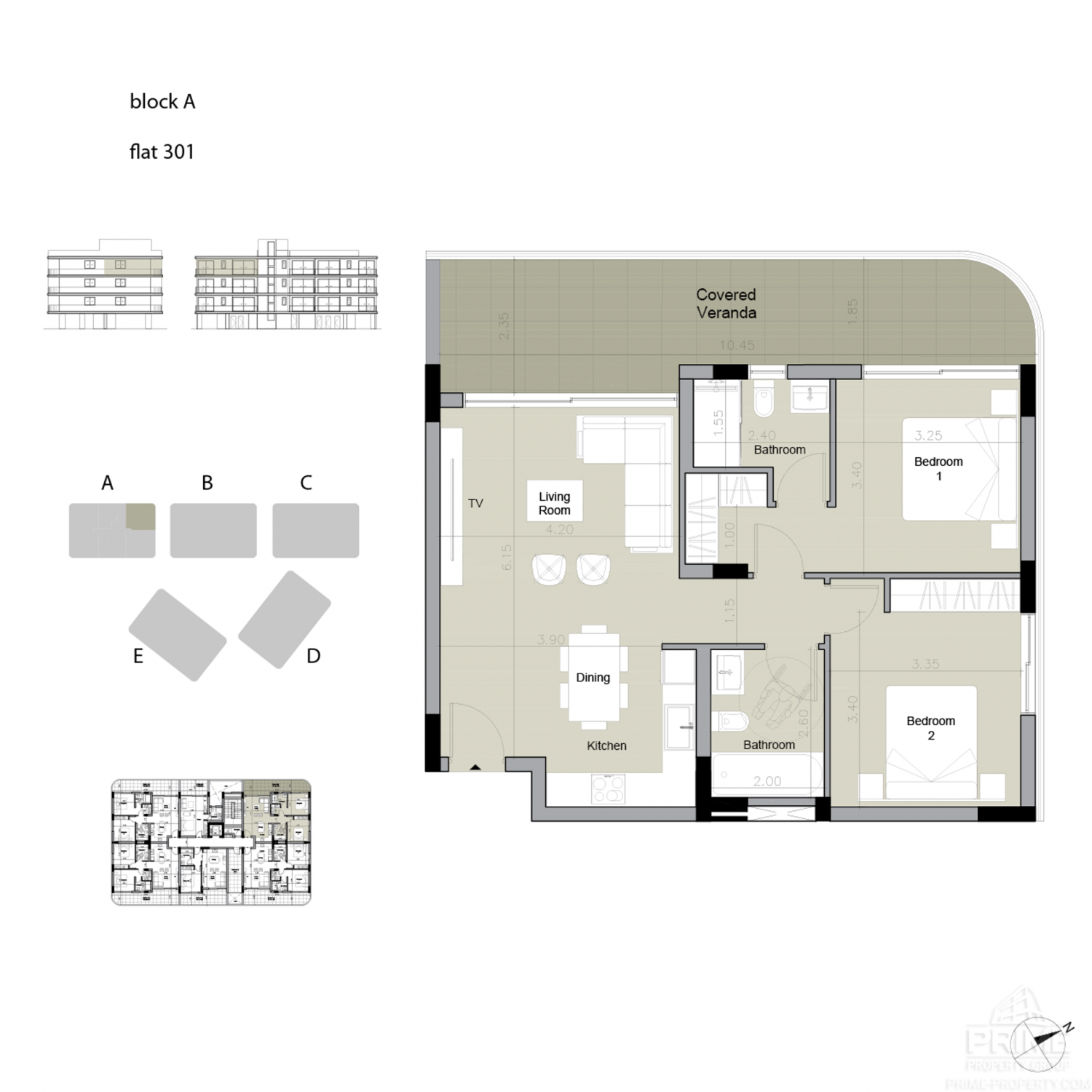 1 chambre Appartement à Asomatos, Limassol, Chypre No. 27367