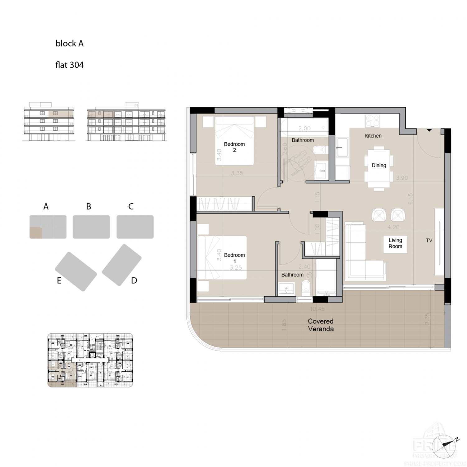 1 chambre Appartement à Asomatos, Limassol, Chypre No. 27370