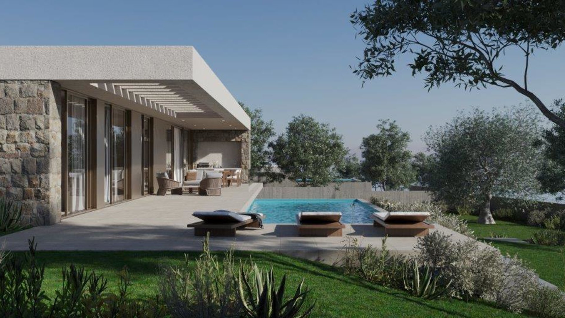 5 chambres Villa à Sea Caves, Pegeia, Paphos, Chypre No. 31099