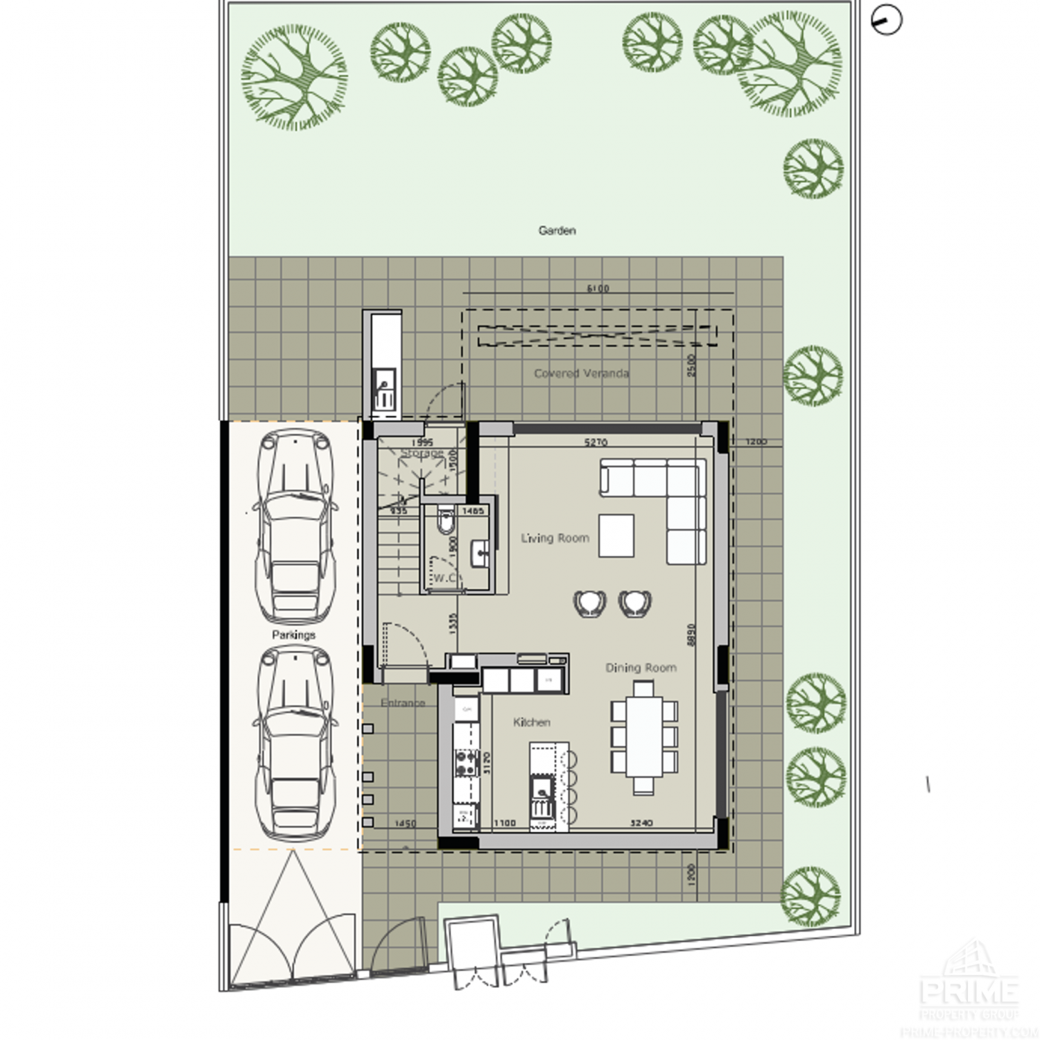 4 chambres Villa à Oroklini, Larnaka, Chypre No. 26713