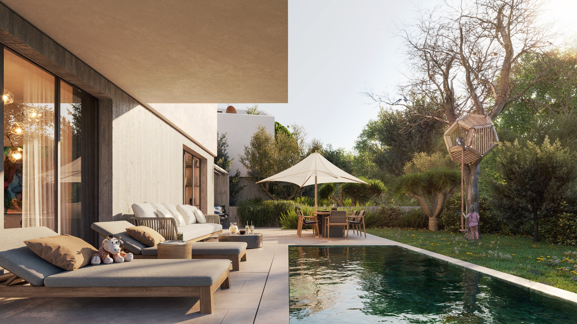 4 chambres Villa à Oroklini, Larnaka, Chypre No. 26713