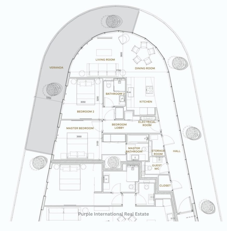 2 bedrooms Apartment in Ayia Napa, Ammochostos, Cyprus No. 36241