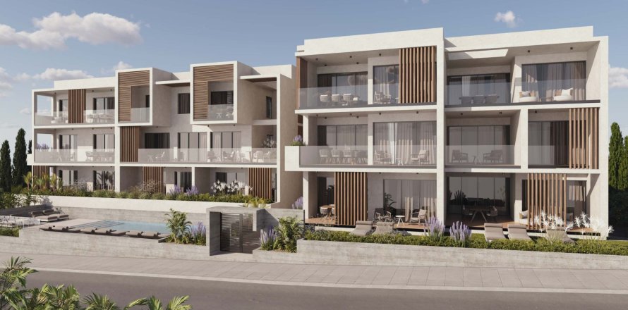 Квартира с 1 спальней в Пафос,  № 43049