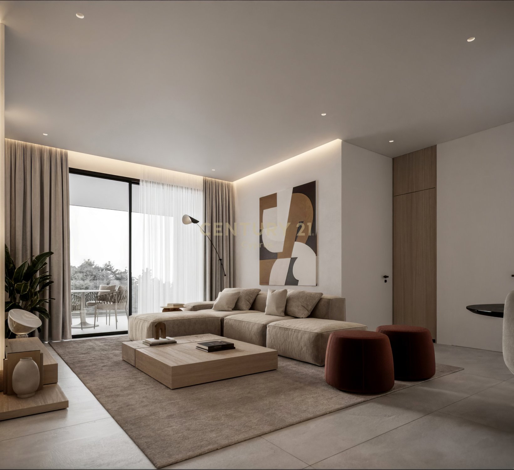 2 chambres Appartement à Aradippou, Larnaka, Chypre No. 55980