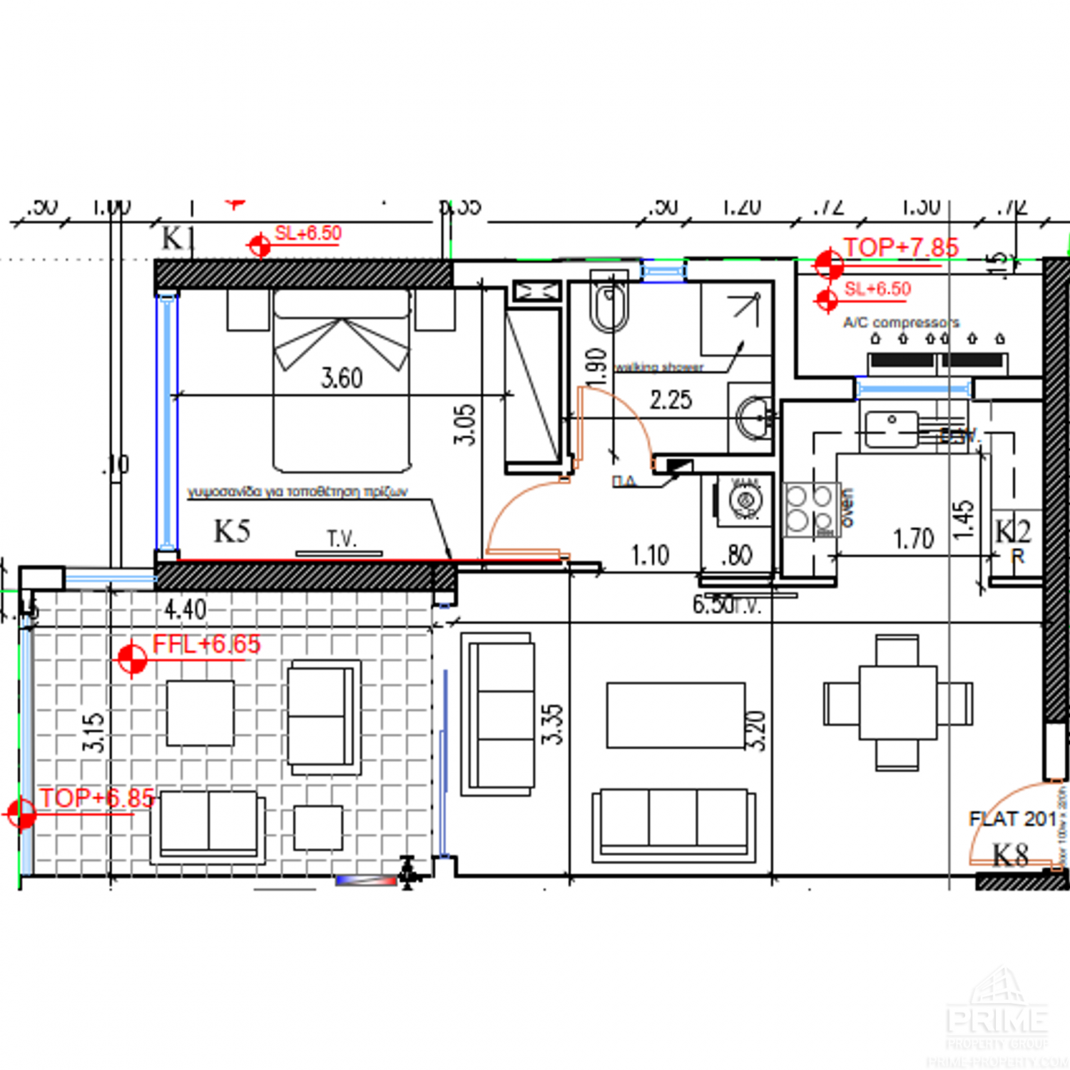 1 chambre Appartement à Larnaca, Larnaka, Chypre No. 26885
