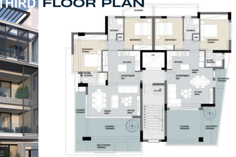 2 dormitorios Apartamento en Germasogeia, Limassol,  No. 55989 9
